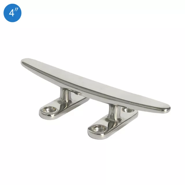 4"100mm 316 Stainless Steel Marine Grade Slimine Bar Cleat for Boat/Marine/Yacht