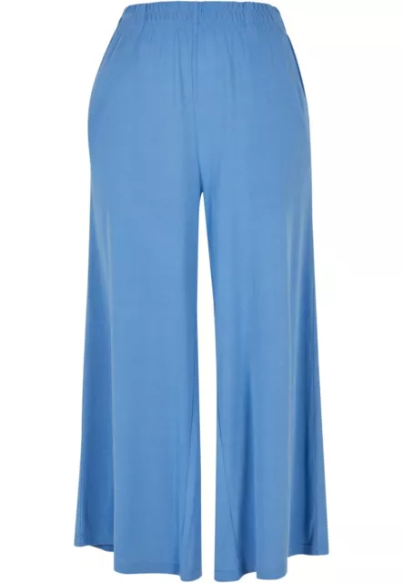 URBAN CLASSICS Culotte Gonna Pantaloni donna larghi Over sizes Horizonblue