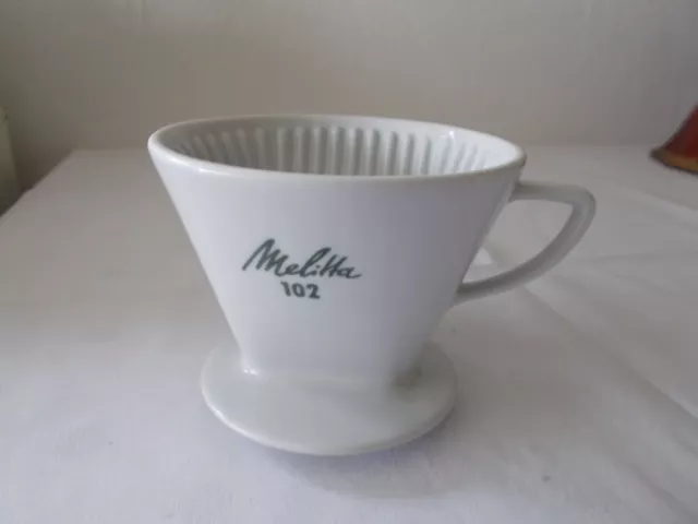 Melitta Filter 102 Porzellan Grüne Schrift  3Loch Kaffeefilter Schnellfilter TOP