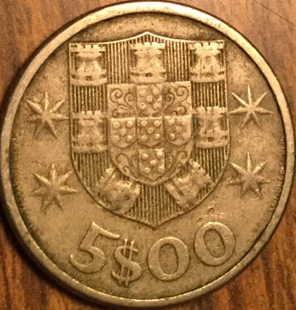 1963 Portugal 5 Escudos Coin
