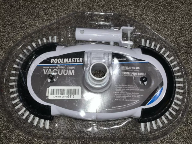 Poolmaster 27402 Deluxe Air Relief Vinyl Liner Swimming Pool Vacuum