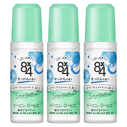 8x4 Jabón Roll-on Aroma 45ml Juego de 3