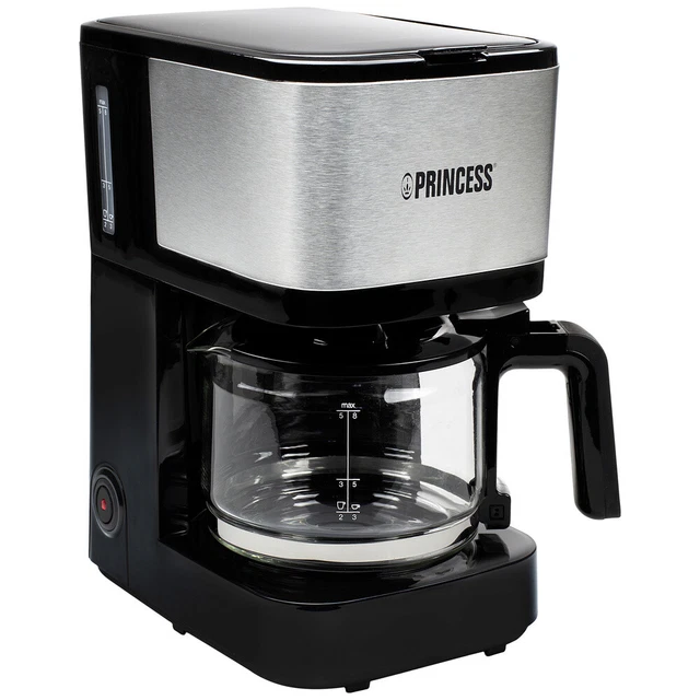 Princess 246030 Kaffeemaschine Schwarz, Silber  Fassungsvermögen Tassen=8