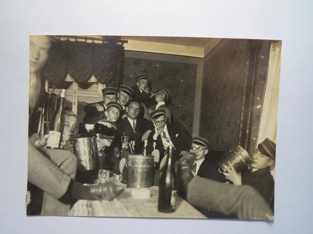 Lipsia - SS 1926 - passeggiata volpe a Rötha - feste con vino foto / studenti