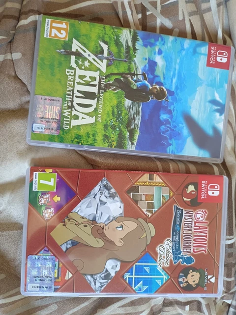 zelda breath of the wild switch + professor Layton mystery journey switch