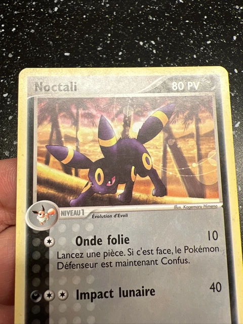 Carte pokemon noctali rare 24/100 ex tempête de sable Francais Vf fr 2