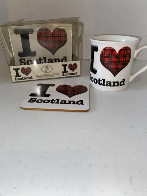 Scotland Mug And Coaster Set in box