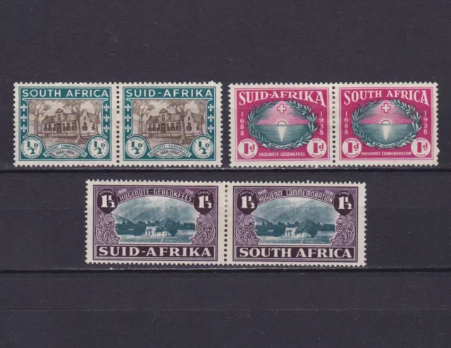 SOUTH AFRICA 1939, SG# 82-84, CV £50, pair, MH