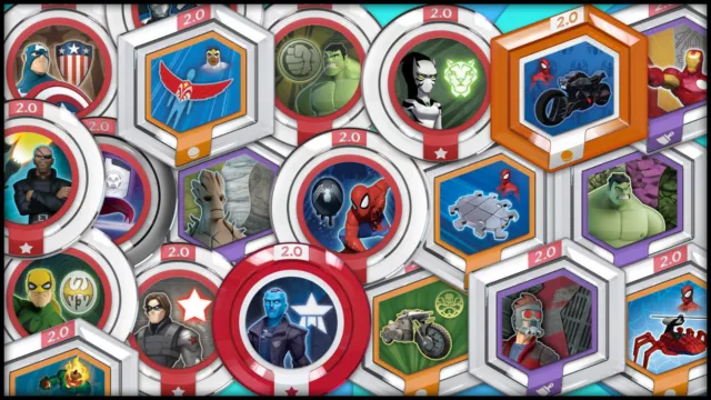 Disney Infinity 2.0 Power Disc Marvel - Loose - Capped Postage