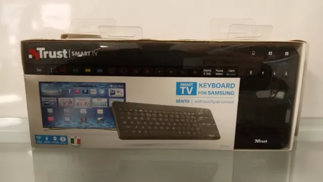TRUST SENTO SMART TV KEYBOARD FOR SAMSUNG wiyh touchpad control