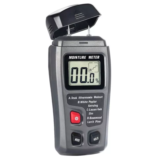 Handheld Digital LCD Display Wood Timber Moisture Humidity Meter Tester