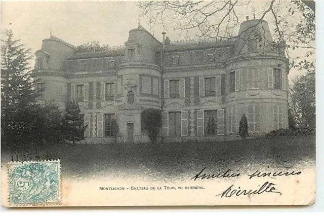 MONTLIGNON - Château de la Tour, seen behind - 23133