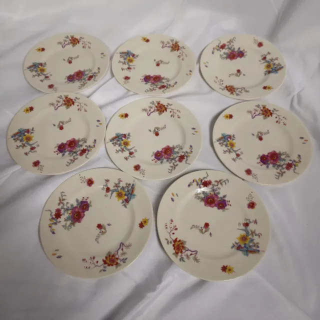 8 Old Ivory Cathay no trim by Syracuse China OPCO 6 1/4" Dessert Plate floral