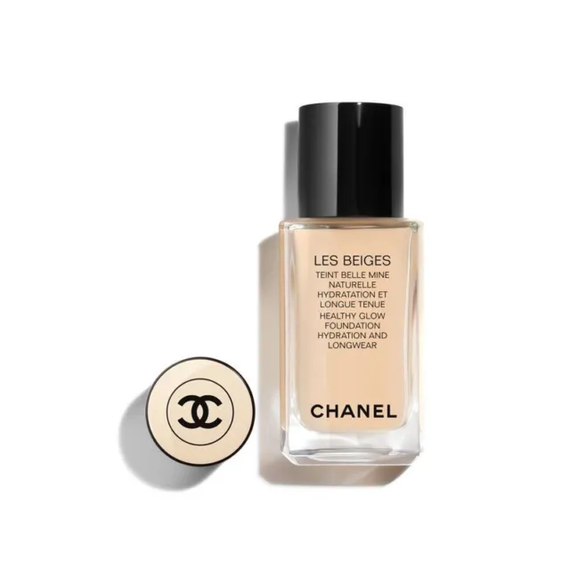 CHANEL LES BEIGES healthy glow foundation/hydration Sample 3 shade