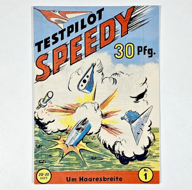 1994 Hethke Limitée Sammlerausgabe Testpilot Speedy Numéro 1 Allemagne Z1 Ju-Ju