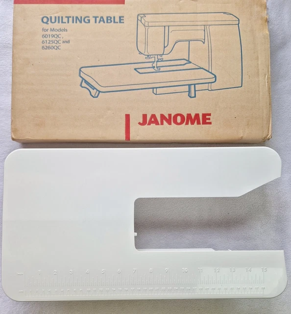 GENUINE JANOME SEWING Machine Extension Quilting Table 60109QC 6125QC
