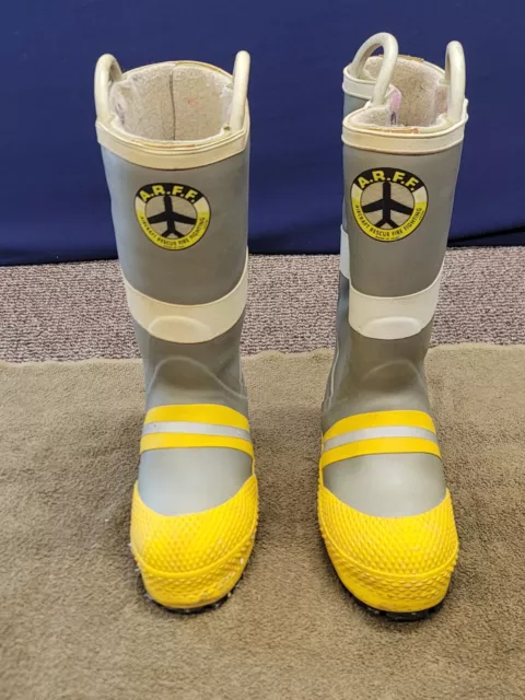 ARFF A.R.F.F. Aircraft Rescue Fire FireFighting Boots Women's Size 6 Medium