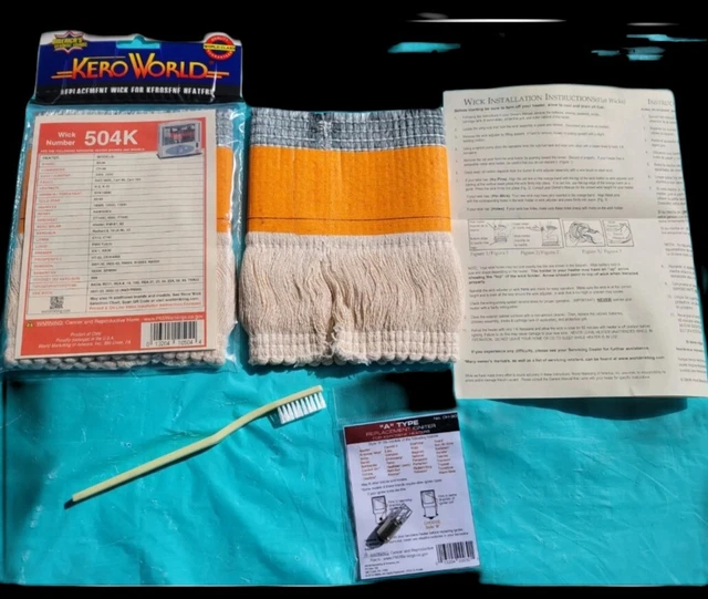 KEROSUN RADIANT 8, 10, 22 Kerosene Heater *Wick*Igniter*Wick Brush