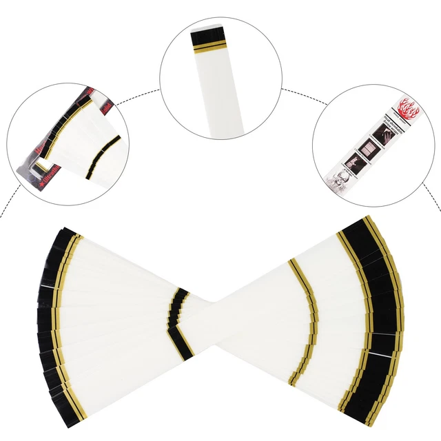 ARCHERY HEAT SHRINK Paper Wraps for Arrow Tail Repair 15 Stickers per