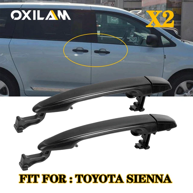 2x 04-10 For Toyota Sienna Rear Outside Exterior Sliding Door Handle Left Right