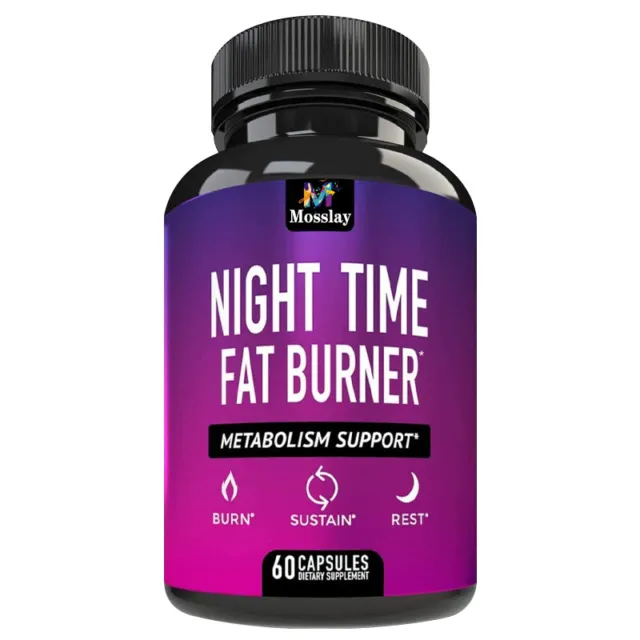Night Time Fat Burner Supplement Weight Loss Appetite Suppressant Detox