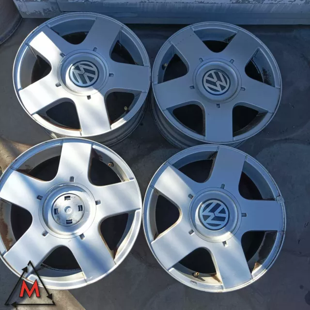 Set 4 cerchi in lega 6Jx15 5x100 ET38 per VOLKSWAGEN GOLF MK4 1997-2006 (89256)