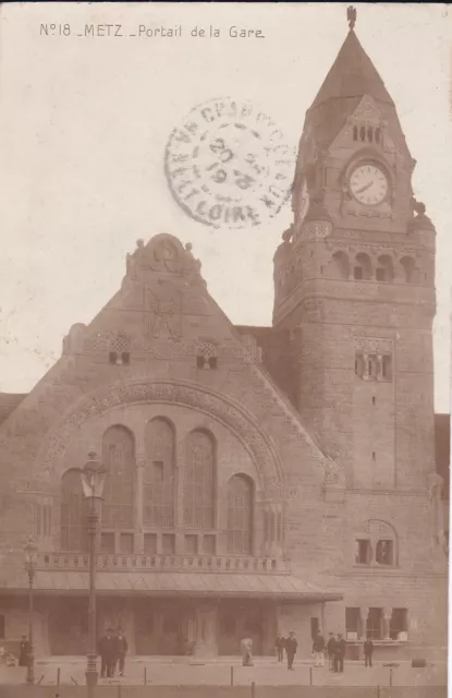 CPA 57 METZ station gate