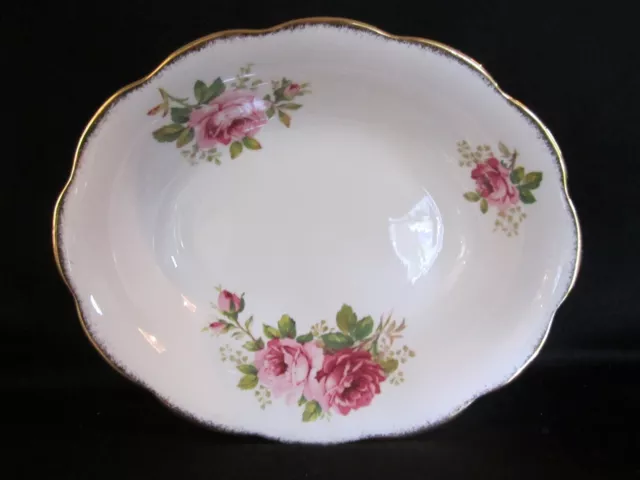 Royal Albert American Beauty Oval Vegetable Bowl Bone China Made in England