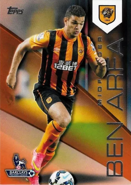 2014 Topps Premier Gold HATEM BEN ARFA Hull City Orange SP Base Card /11