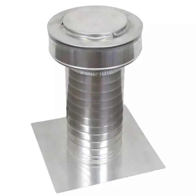 6 In. Dia Keepa Vent an Aluminum Roof Vent for Flat Roofs