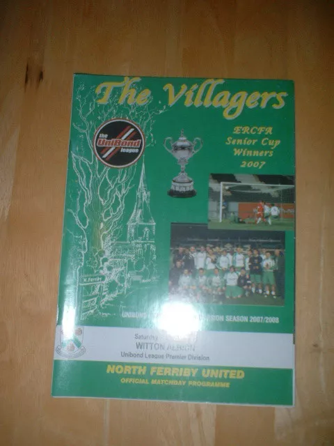 2007/8 North Ferriby V Witton Albion -  Northern Premier