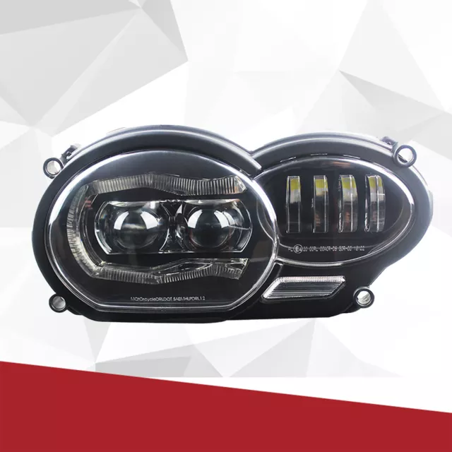 Fit BMW 2005-2012 R1200GS /2006-2013 R1200GS ADV LED Headlight DRL Hi/Low Beam