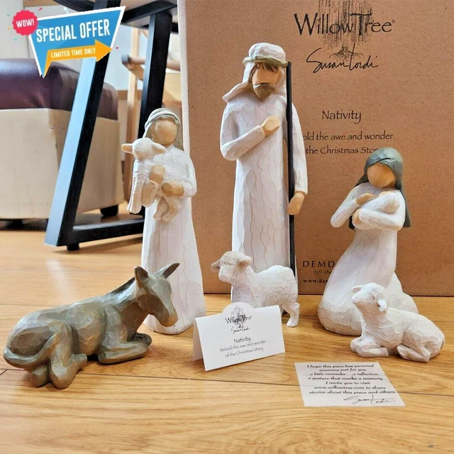 WILLOW TREE NATIVITY Figurine Nativity Set 6 pieces (New with