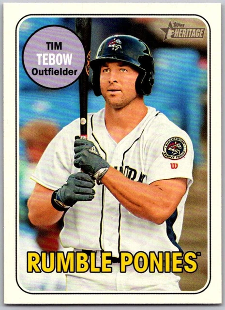 2018 Topps Heritage Minor League #180 Tim Tebow