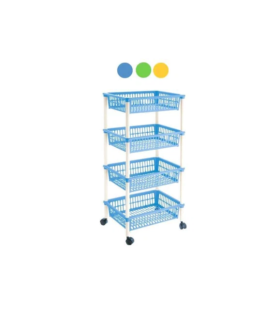 Carrello P.4 Mito Azzurro Cm 40X29 H 91 Tontarelli