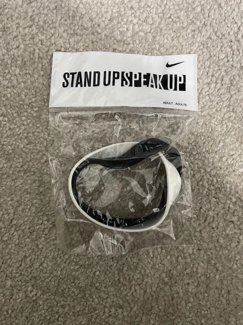 NIKE STAND UP Speak Up Anti Racism Wristband In Unopened Original nike-stand-up-speak-up-anti-racism-wristband-in-unopened-original