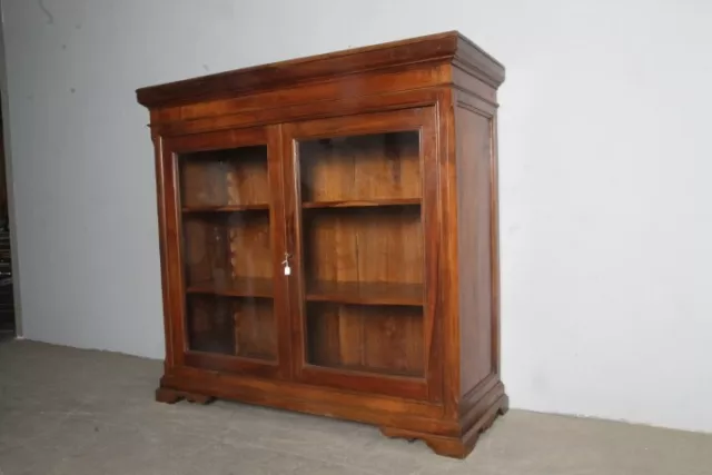 Antica credenza/ libreria bassa in palissandro fine 800 . restaurata