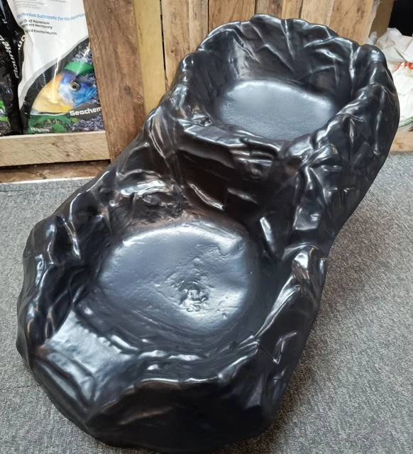 FONTANA LAGHETTO CASCATA SIRENETTA IN CEMENTO E MARMO DA GIARDINO - Foto 12