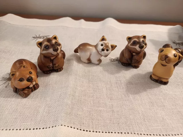 Thun mini animali del bosco, fuori produzione. 20€ al pezzo.