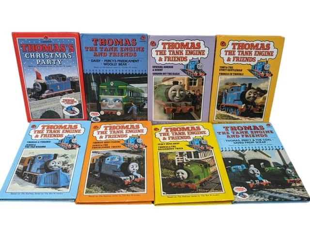 8X THOMAS THE Tank Engine Original Ladybird Books Vintage bundle FREE ...