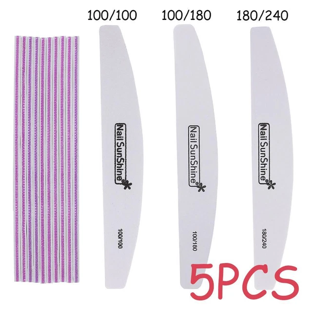 100/180/240 Beauty Tools Pedicure Nail Care Nail Files Manicure Sanding Buffer