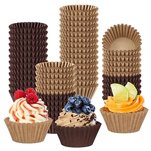 1200 Pieces Mini Cupcake Liners 1.25 Inch Paper Baking Cups Muffin