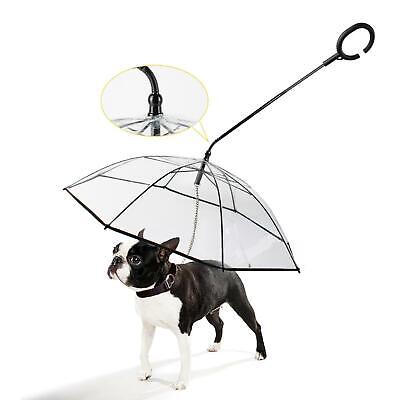 Ombrello per cani con guinzaglio Dog Walking Vista trasparente mantiene