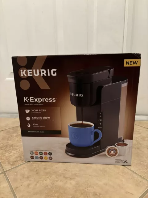 Keurig K-Express Coffee Maker, Single Serve K-Cup Pod Coffee Brewer, Black