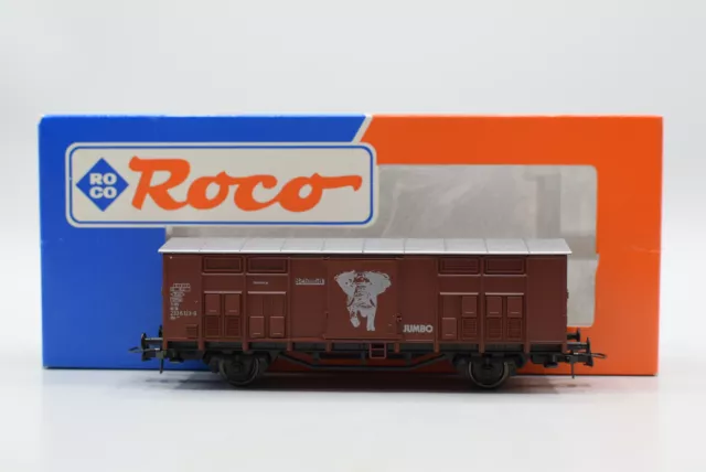 Roco H0 ged. Güterwagen "Jumbo" DB (EVP)