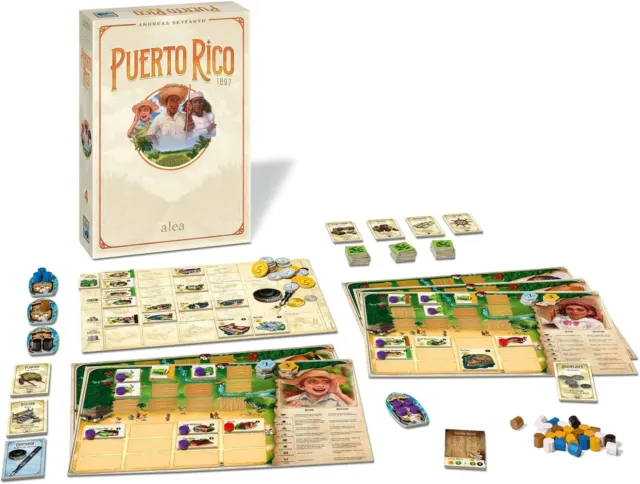 *NEW - SHIPS FREE!* Puerto Rico 1897 Strategy Game