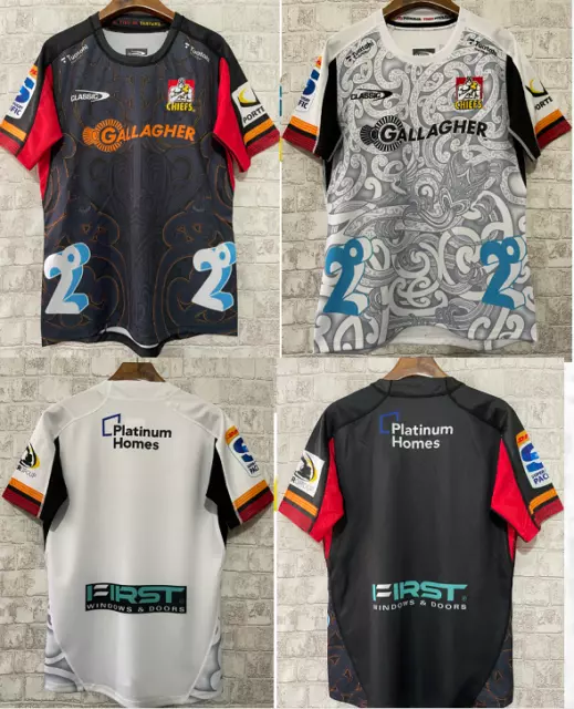 NEW 2024 New Zealand Chiefs Home and Away Rugby shirt S-5XL