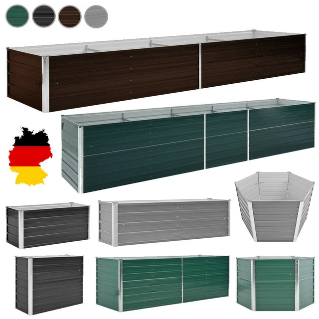 Hochbeet Pflanzbeet Metall Gartenbeet Gemüsebeet Blumenbeet Garten Beet Pflanzen