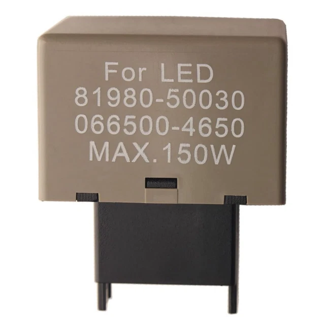 Aramox Relais De Clignotant EP27 FL27 5 Broches Pour LED 12V