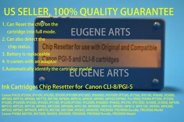 Canon Ink Cartridge Chip Resetter IP5100 IP5200 IP5300 IP5200R IP6600D IP6600